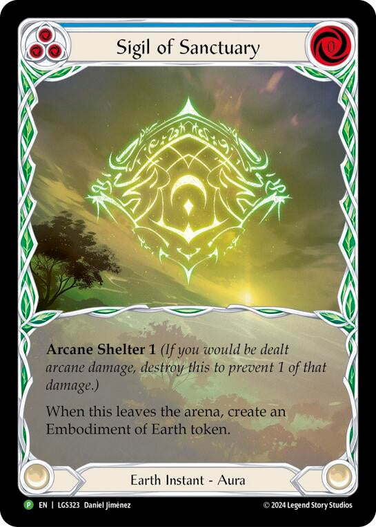 Image for Sigil of Sanctuary (Extended Art) - LGS323 [Flesh and Blood: Promo Cards]