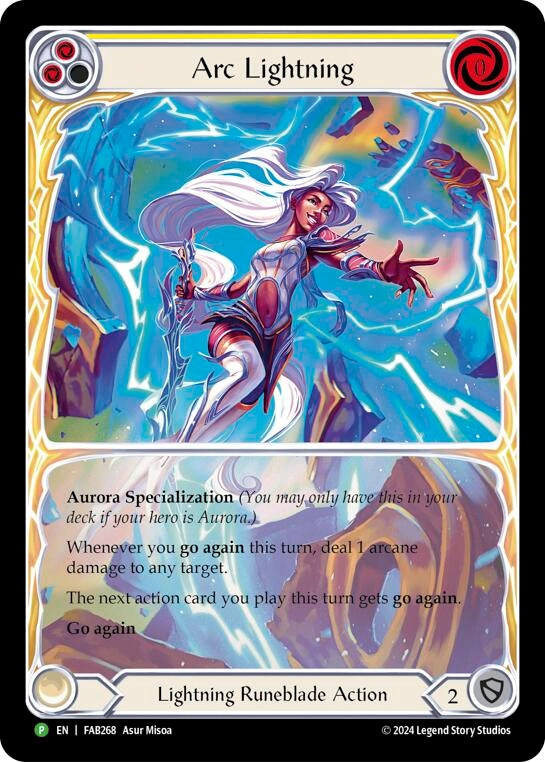 Image for Arc Lightning (Extended Art) - FAB268 [Flesh and Blood: Promo Cards]