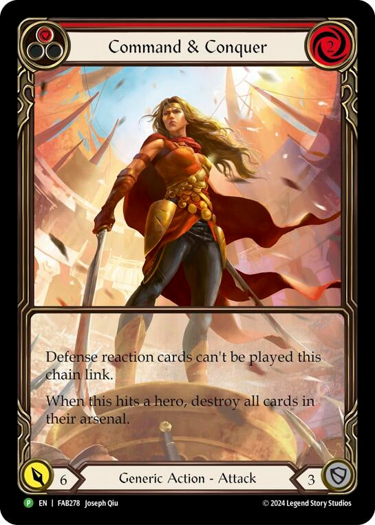 Image for Command and Conquer (Extended Art) - FAB278 [Flesh and Blood: Promo Cards]