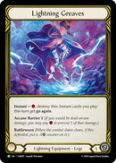 Image for Lightning Greaves (Golden) - FAB251 [Flesh and Blood: Promo Cards]