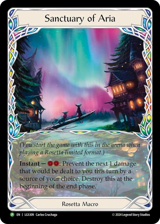 Image for Sanctuary of Aria (Extended Art) - LGS309 [Flesh and Blood: Promo Cards]