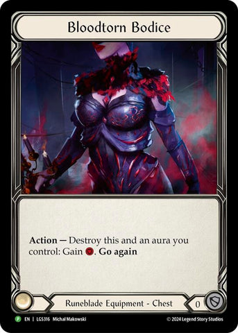 Image for Bloodtorn Bodice - LGS316 [Flesh and Blood: Promo Cards]