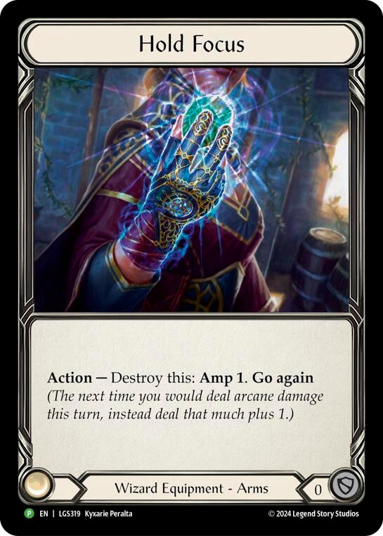 Image for Hold Focus - LGS319 [Flesh and Blood: Promo Cards]