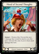 Image for Hood of Second Thoughts - LGS320 [Flesh and Blood: Promo Cards]