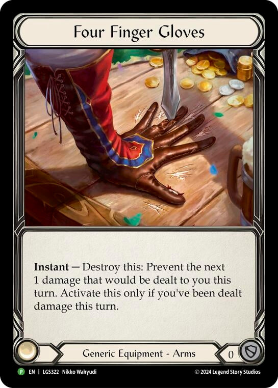 Image for Four Finger Glove - LGS322 [Flesh and Blood: Promo Cards]