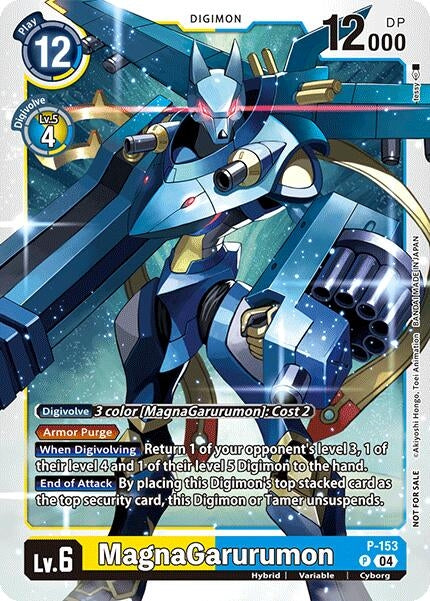Image for MagnaGarurumon (Store Tournament 2024 Oct. - Dec. Participation Pack) (P-153 P) [D-PR]