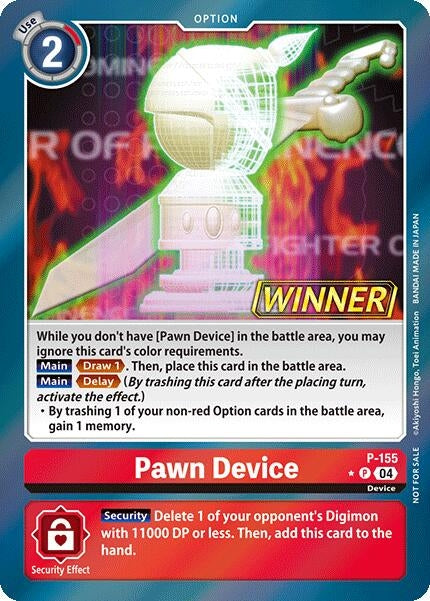 Image for Pawn Device (Store Tournament 2024 Oct. - Dec. Winner Pack) (P-155 P) [D-PR]