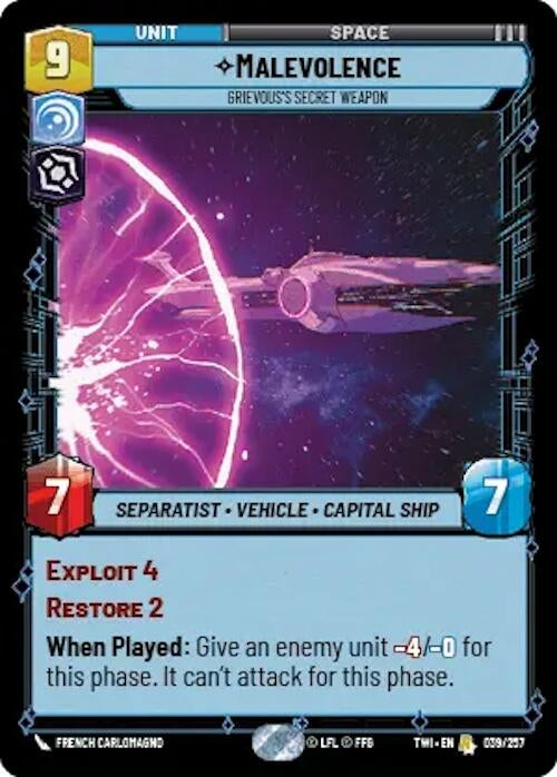 Image for Malevolence - Grievous’s Secret Weapon [Twilight of the Republic]