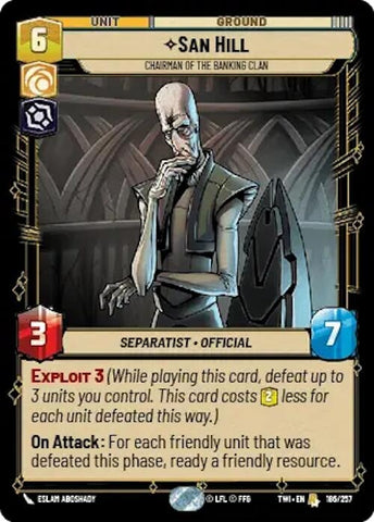 Image for San Hill - Chairman of the Banking Clan [Twilight of the Republic]