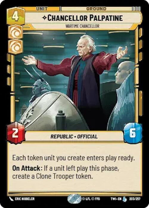 Image for Chancellor Palpatine - Wartime Chancellor [Twilight of the Republic]