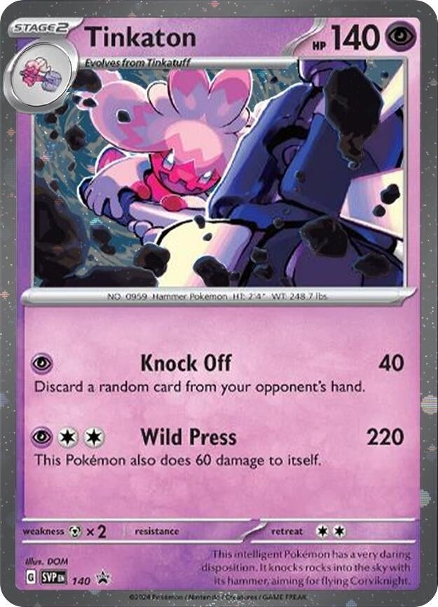 Image for Tinkaton - SVP140 (Cosmo Holo) [SV: Scarlet & Violet Promo Cards]