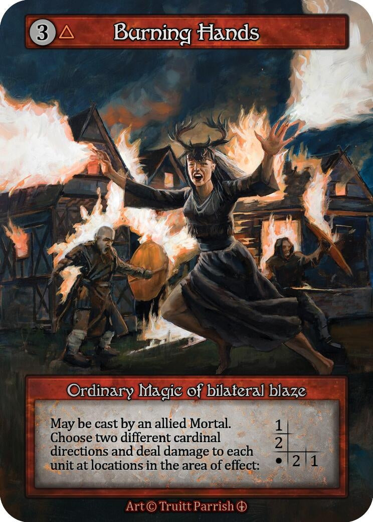 Image for Burning Hands [Arthurian Legends]