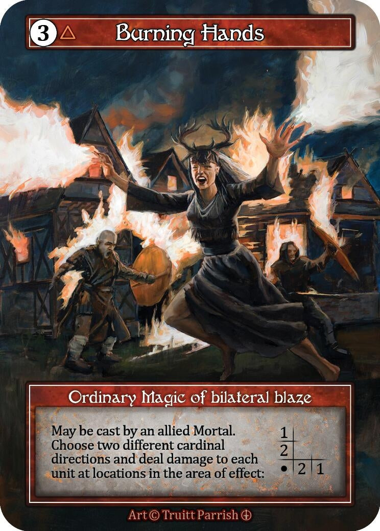 Image for Burning Hands (Foil) [Arthurian Legends]