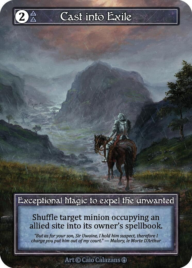 Image for Cast into Exile (Foil) [Arthurian Legends]
