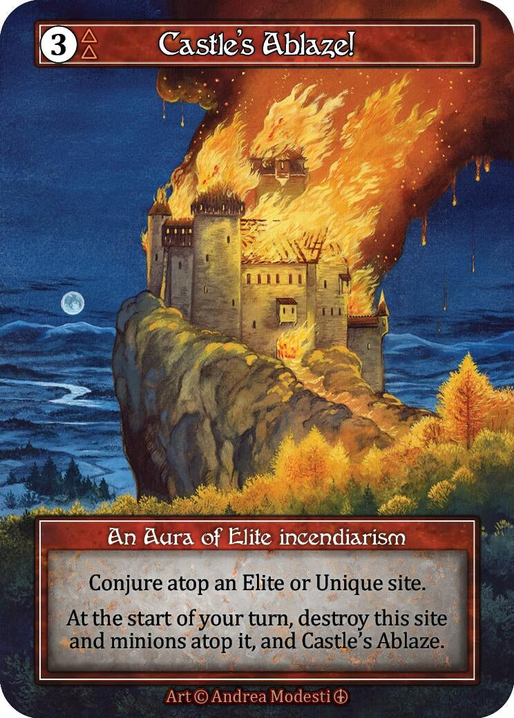 Image for Castle's Ablaze! (Foil) [Arthurian Legends]