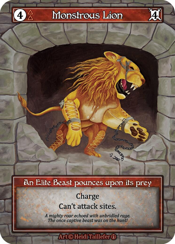 Image for Monstrous Lion (Foil) [Arthurian Legends]
