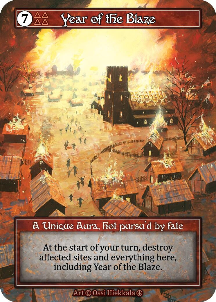 Image for Year of the Blaze (Foil) [Arthurian Legends]