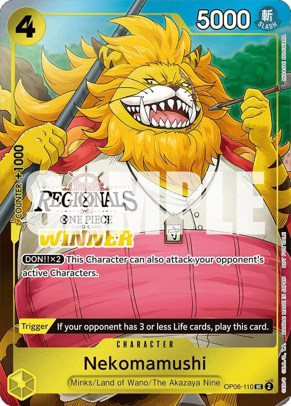 Image for Nekomamushi (Offline Regional 2024 Vol. 3) [Winner] [One Piece Promotion Cards]