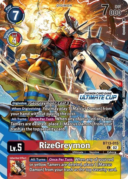 Image for RizeGreymon (Ultimate Cup 2024) [Versus Royal Knights]