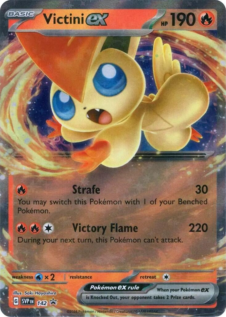 Image for Victini ex - SVP142 [SV: Scarlet & Violet Promo Cards]