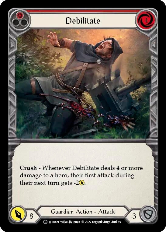 Image for Debilitate (Red) [Historic Pack 1 Blitz Deck: Bravo]