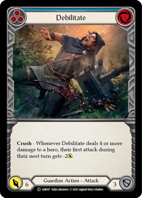 Image for Debilitate (Blue) [Historic Pack 1 Blitz Deck: Bravo]