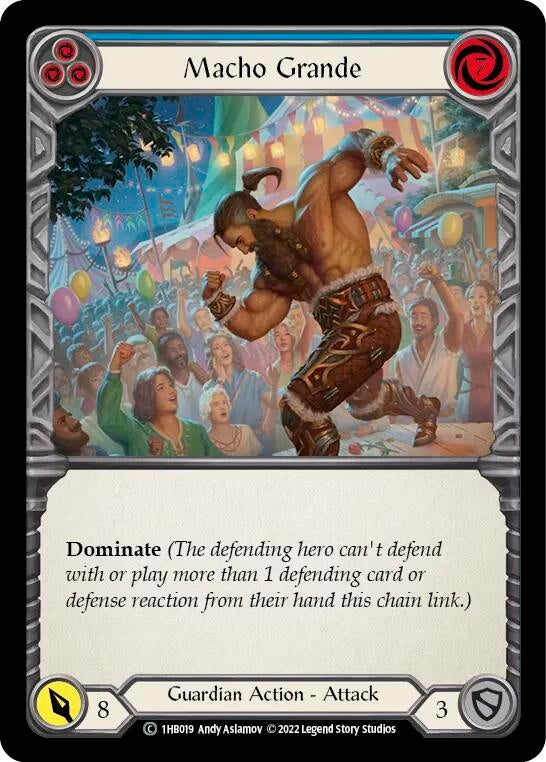 Image for Macho Grande (Blue) [Historic Pack 1 Blitz Deck: Bravo]