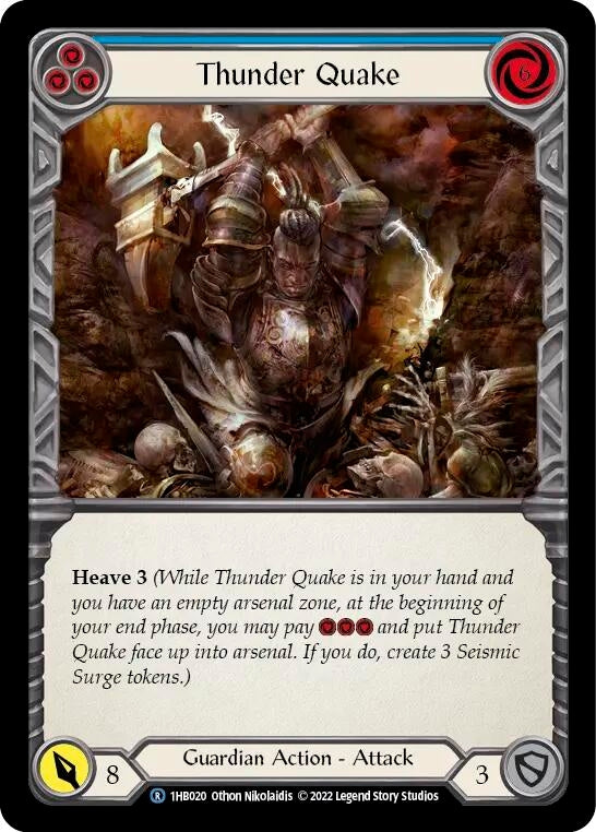 Image for Thunder Quake (Blue) [Historic Pack 1 Blitz Deck: Bravo]