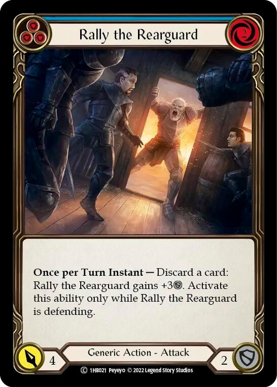 Image for Rally the Rearguard (Blue) [Historic Pack 1 Blitz Deck: Bravo]