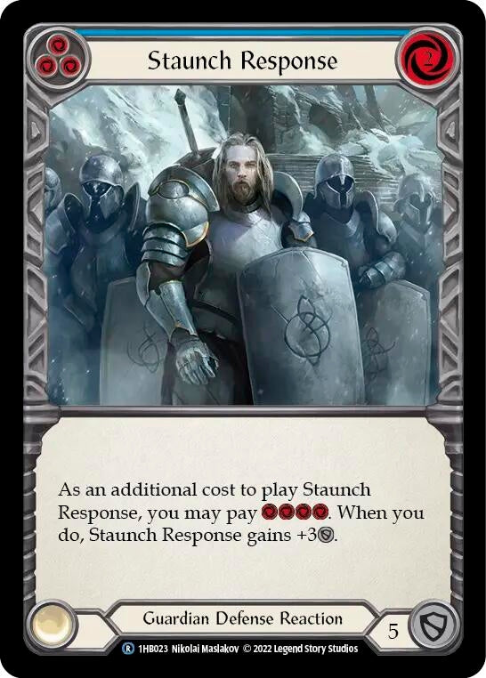 Image for Staunch Response (Blue) [Historic Pack 1 Blitz Deck: Bravo]