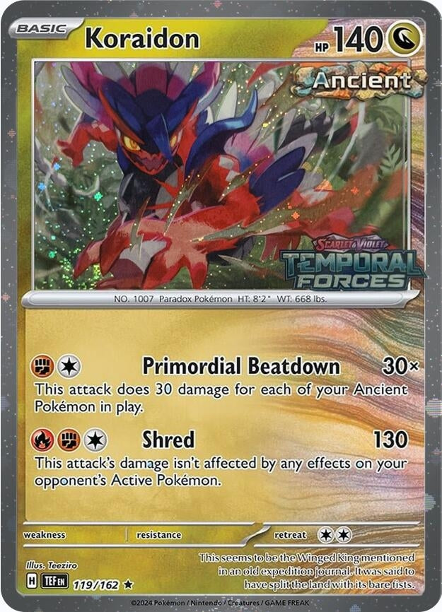 Image for Koraidon - 119/162 (European Promo) [Miscellaneous Cards & Products]