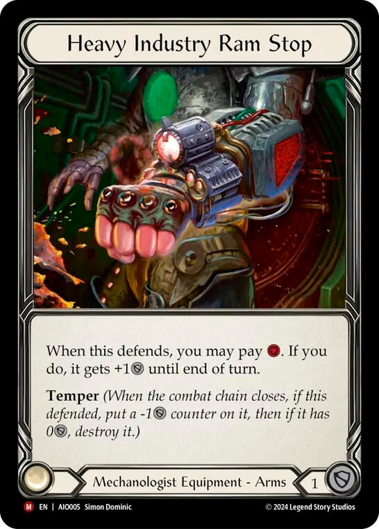 Image for Heavy Industry Ram Stop [Armory Deck: Dash]