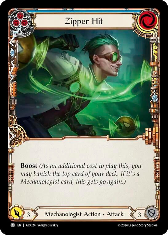 Image for Zipper Hit (Blue) [Armory Deck: Dash]