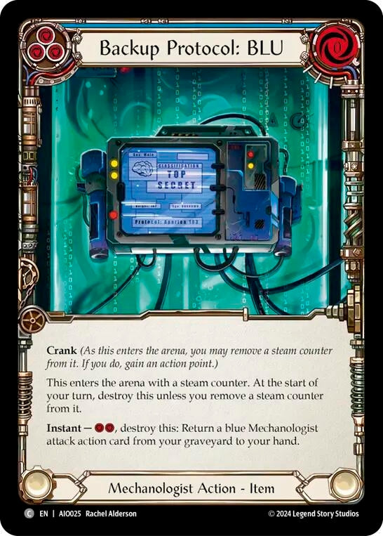 Image for Backup Protocol: BLU (Blue) [Armory Deck: Dash]