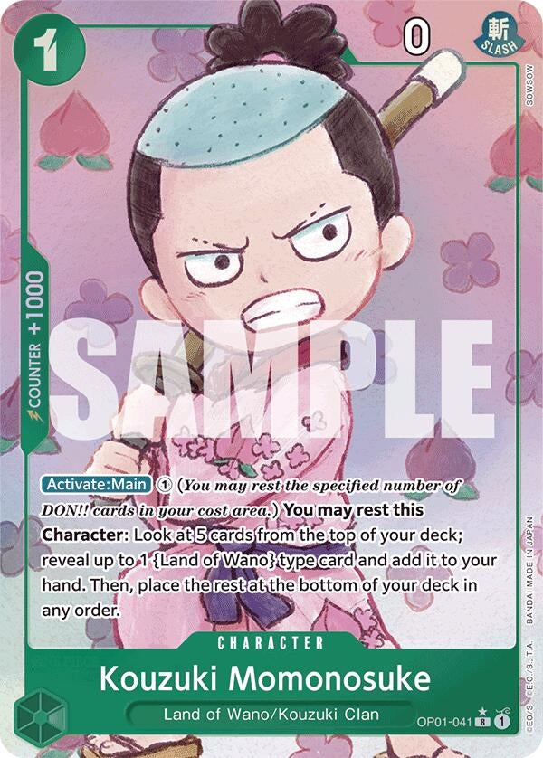 Kouzuki Momonosuke (Alternate Art) (SOWSOW) [Premium Booster]