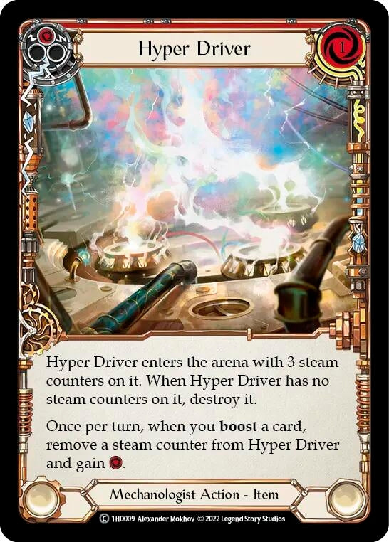 Image for Hyper Driver (Red) [Historic Pack 1 Blitz Deck: Dash]