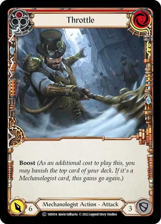 Image for Throttle (Red) [Historic Pack 1 Blitz Deck: Dash]
