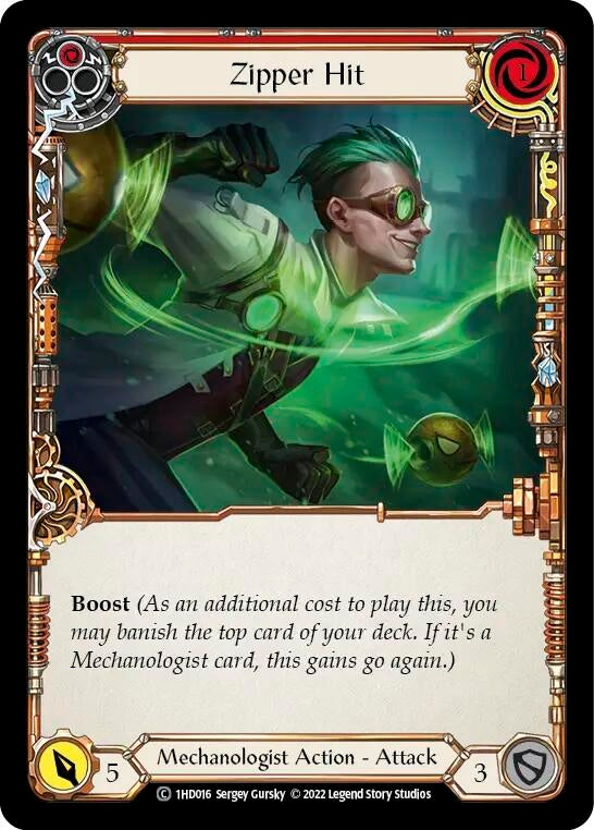 Image for Zipper Hit (Red) [Historic Pack 1 Blitz Deck: Dash]