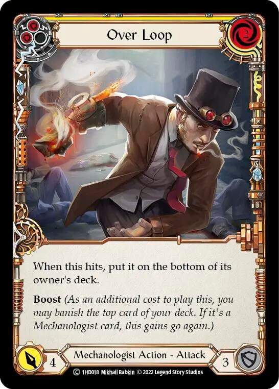 Image for Over Loop (Yellow) [Historic Pack 1 Blitz Deck: Dash]