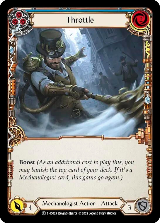 Image for Throttle (Blue) [Historic Pack 1 Blitz Deck: Dash]