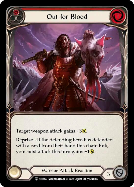 Image for Out for Blood (Red) [Historic Pack 1 Blitz Deck: Dorinthea]