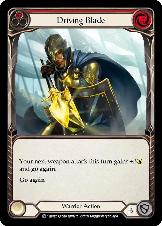 Image for Driving Blade (Red) [Historic Pack 1 Blitz Deck: Dorinthea]