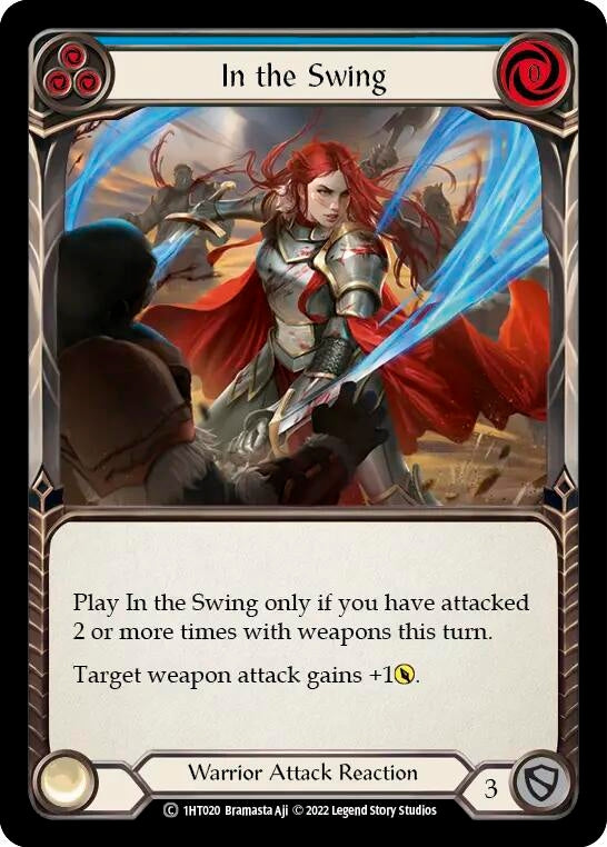 Image for In the Swing (Blue) [Historic Pack 1 Blitz Deck: Dorinthea]