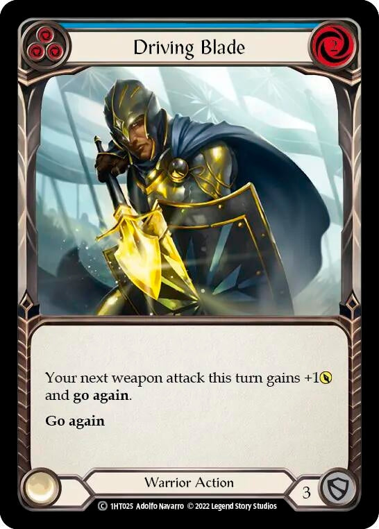 Image for Driving Blade (Blue) [Historic Pack 1 Blitz Deck: Dorinthea]