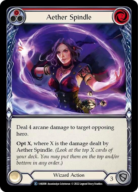 Image for Aether Spindle (Red) [Historic Pack 1 Blitz Deck: Kano]