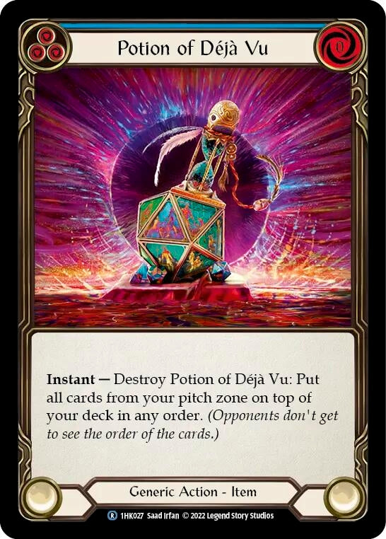 Image for Potion of Deja Vu (Blue) [Historic Pack 1 Blitz Deck: Kano]