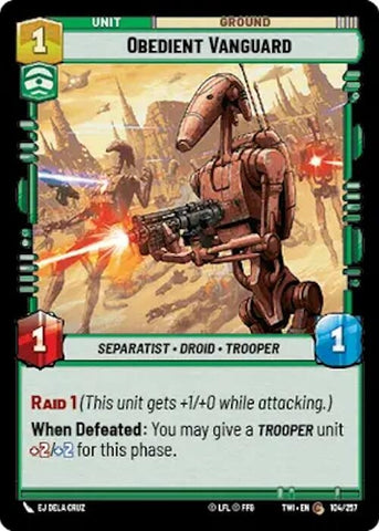 Image for Obedient Vanguard [Twilight of the Republic]