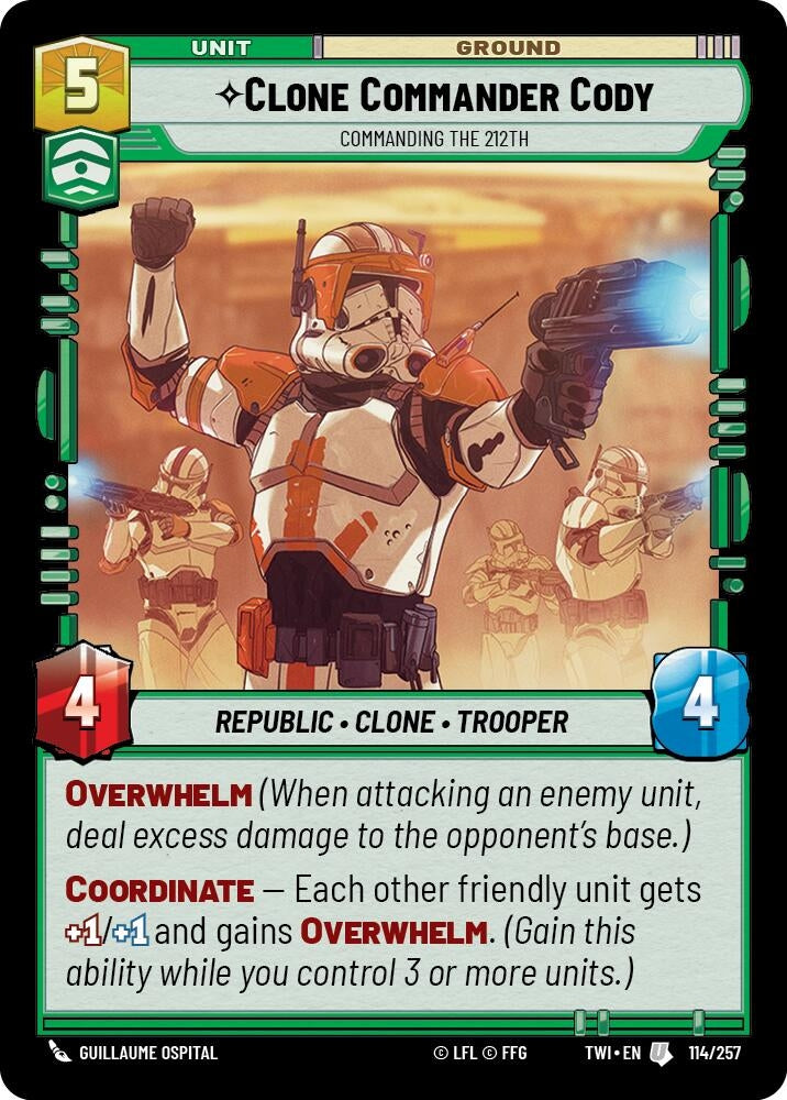 Image for Clone Commander Cody - Commanding the 212th [Twilight of the Republic]