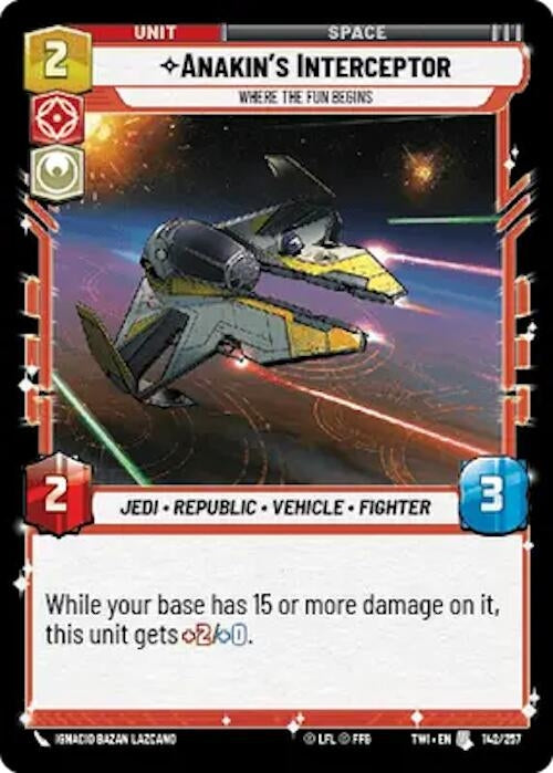 Image for Anakins's Interceptor - Where the Fun Begins [Twilight of the Republic]