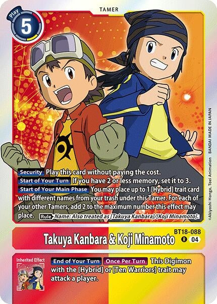 Image for Takuya Kanbara & Koji Minamoto [Release Special Booster 2.0]